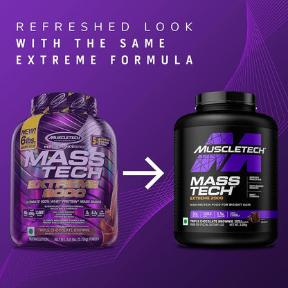 MuscleTech MassTech Extreme 2000 Mass Gainer Powder