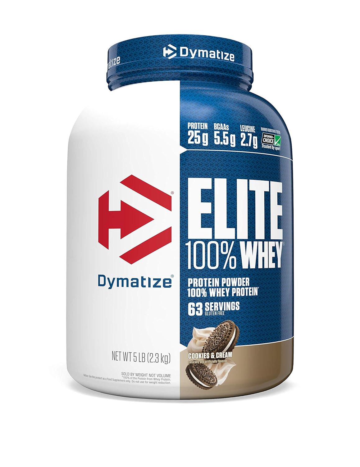 Dymatize Nutrition Elite 100% Whey Protein 2.27kg 5lbs