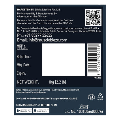 MuscleBlaze Mass Gainer XXL