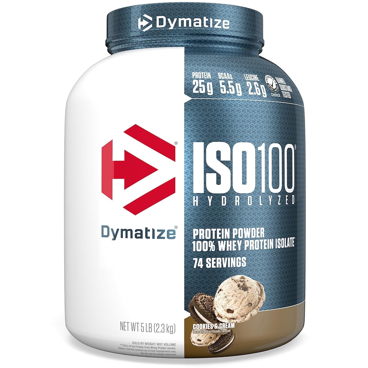 Dymatize Nutrition ISO100 Hydrolyzed Whey Protein Isolate 2.27kg 5lbs