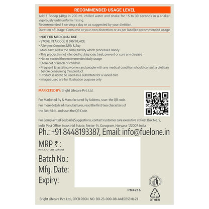 FUELONE Whey Protein 24g Protein