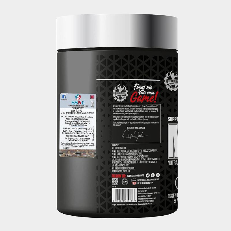 Dexter Jackson Black Series Multi-Vit Complete | 120 Tablets