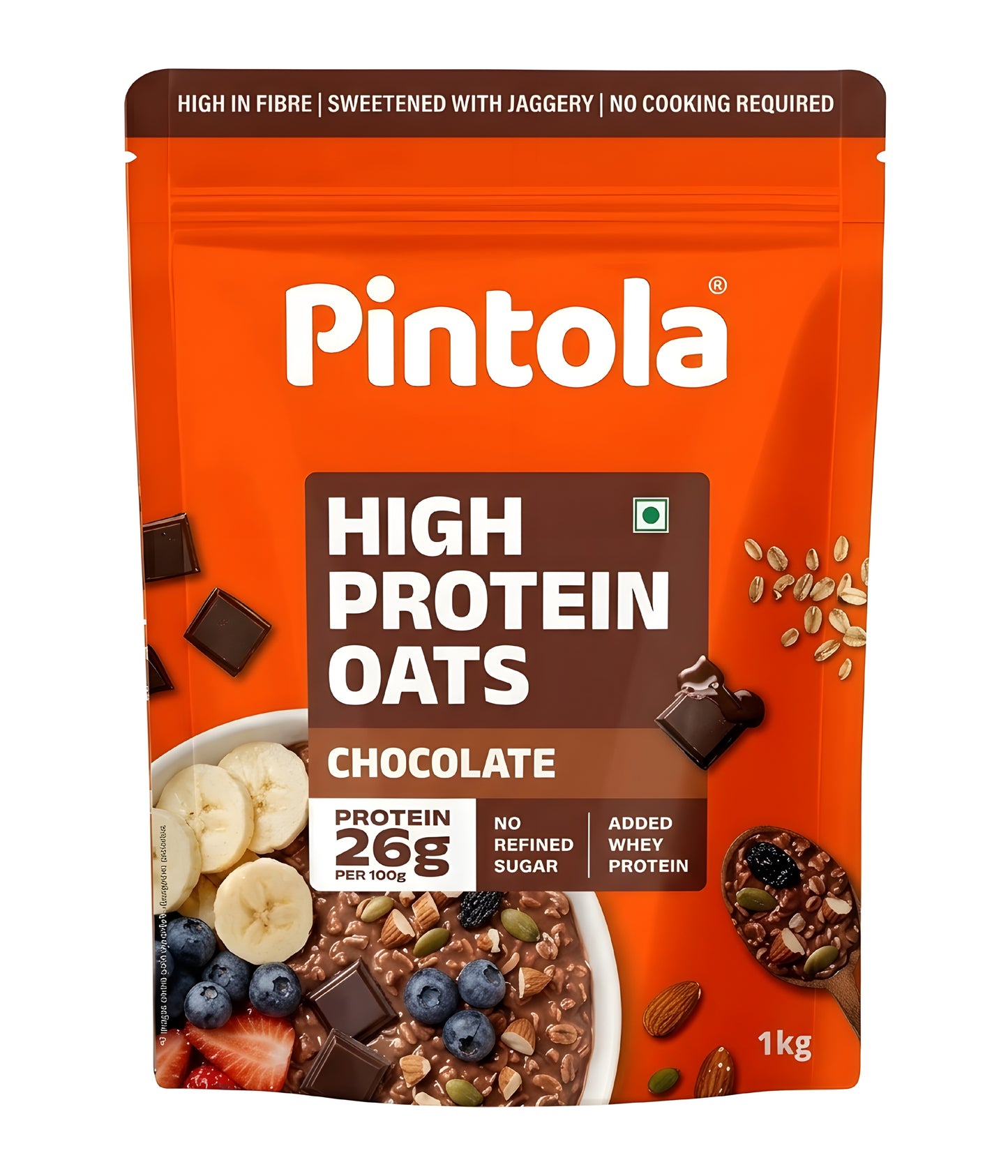 PINTOLA 25g High Protein Oats 1kg Chocolate