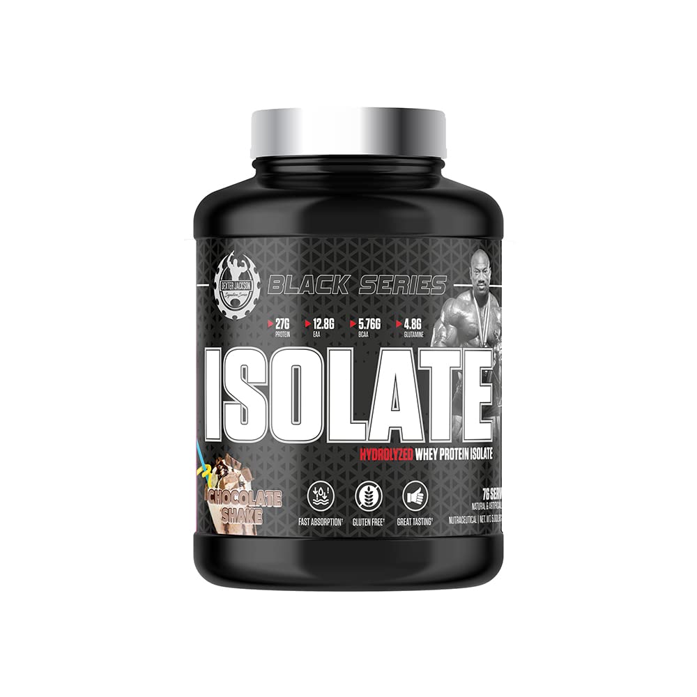 Dexter Jackson Black Series Hydrolyzed Whey Protein Isolate 2.27kg 5lbs 76 Servings