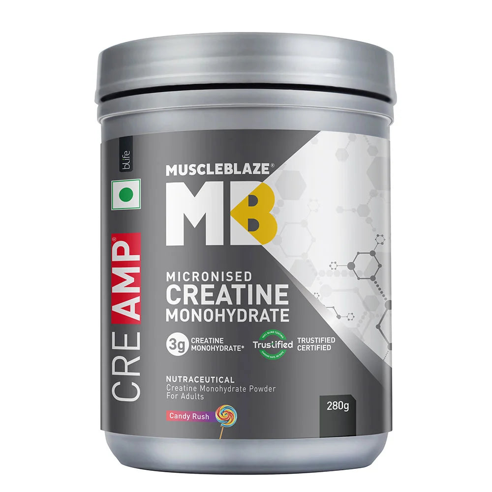 MuscleBlaze Micronised Creatine Monohydrate CreAMP Powder