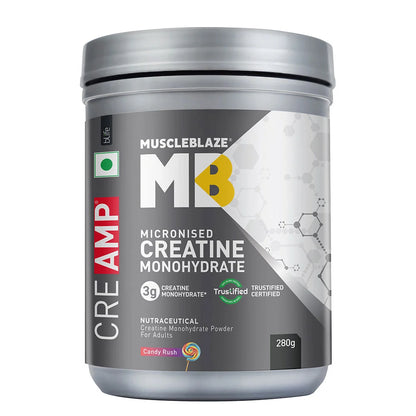 MuscleBlaze Micronised Creatine Monohydrate CreAMP Powder